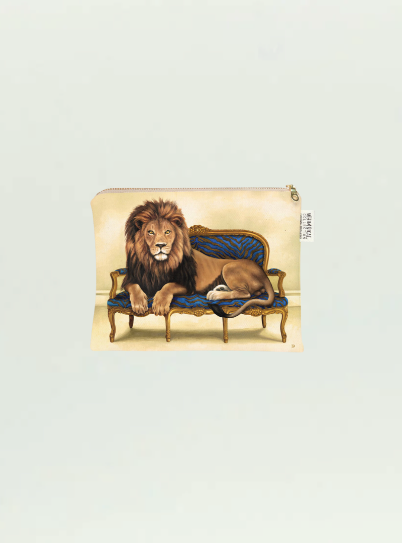 Lion at Leisure Small Zip Bag