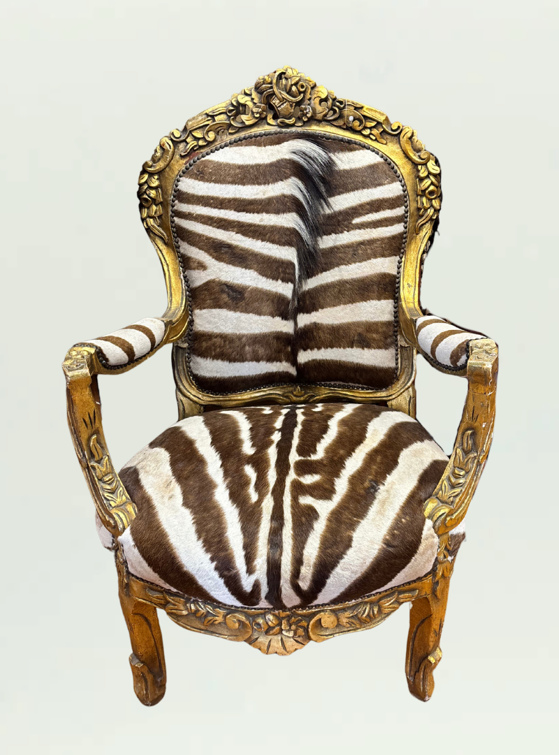 Zebra Skin Chair