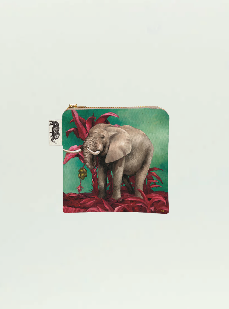 Spirit Elephant Small Zip Bag