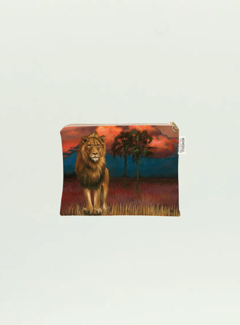 Spirit Lion Small Zip Bag