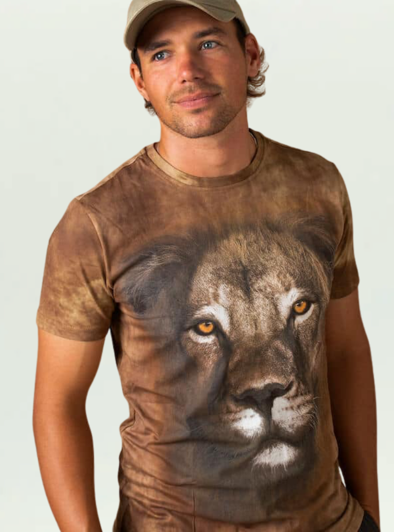 Unisex Lion Dyed T-shirt