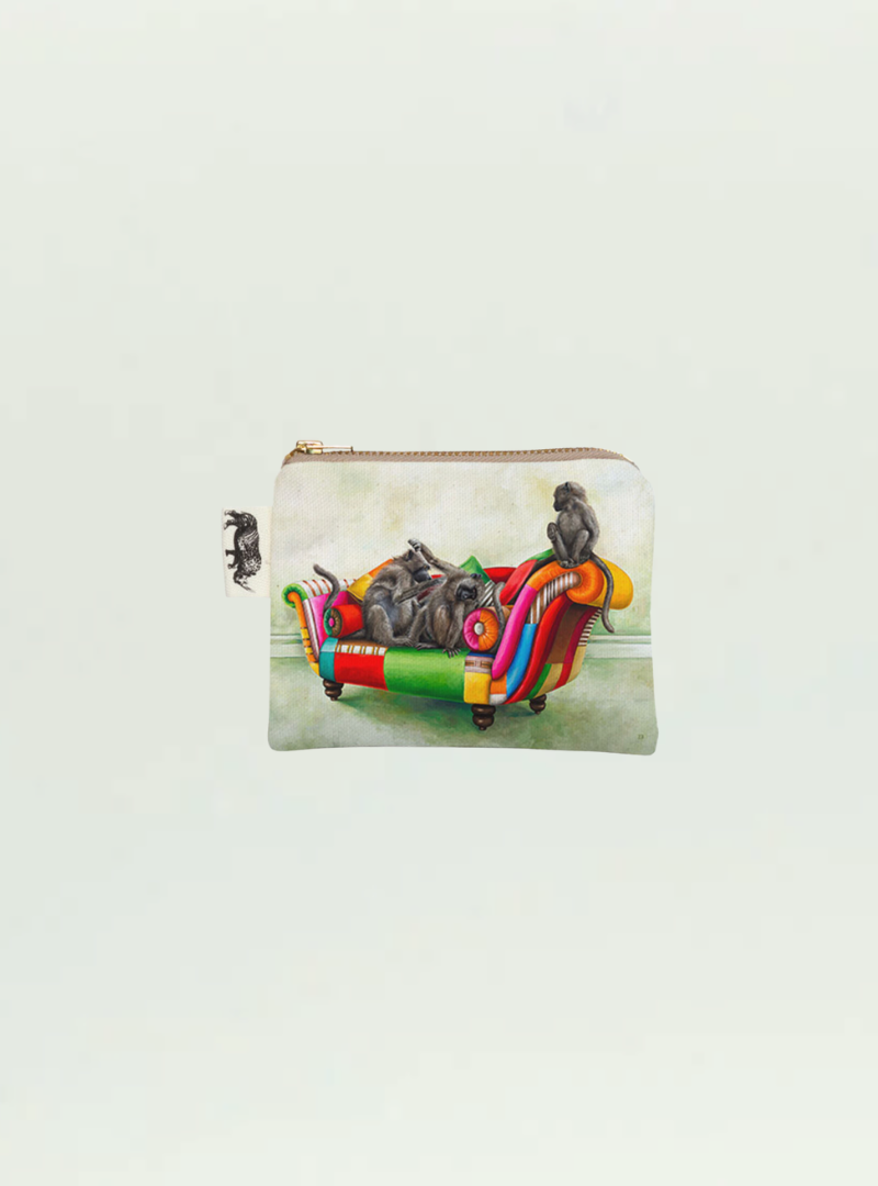 Baboons at Leisure Coin Purse