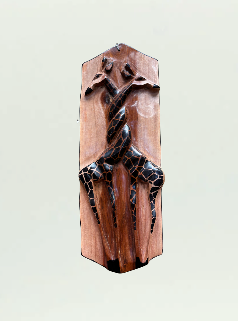 Giraffe Carved Wood Zambia