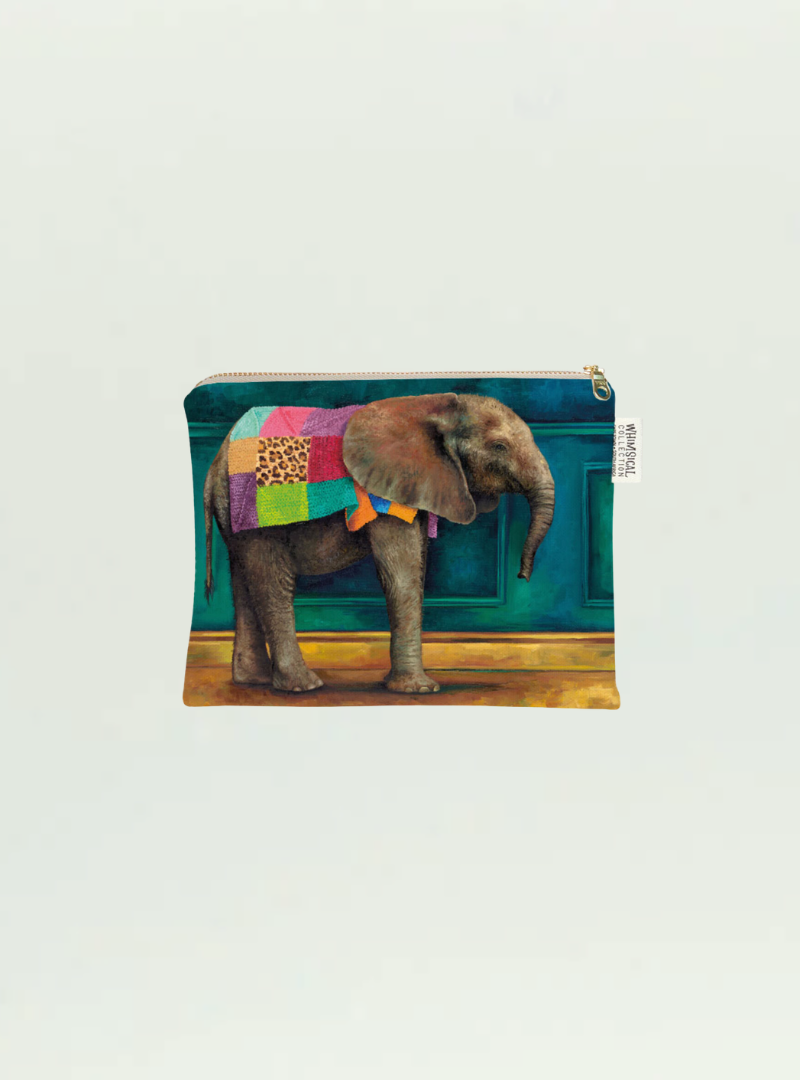 Elephant Warrior Small Zip Bag