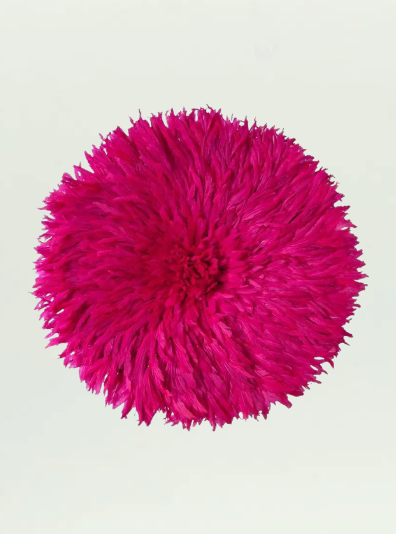 Pink Juju Feather Hat