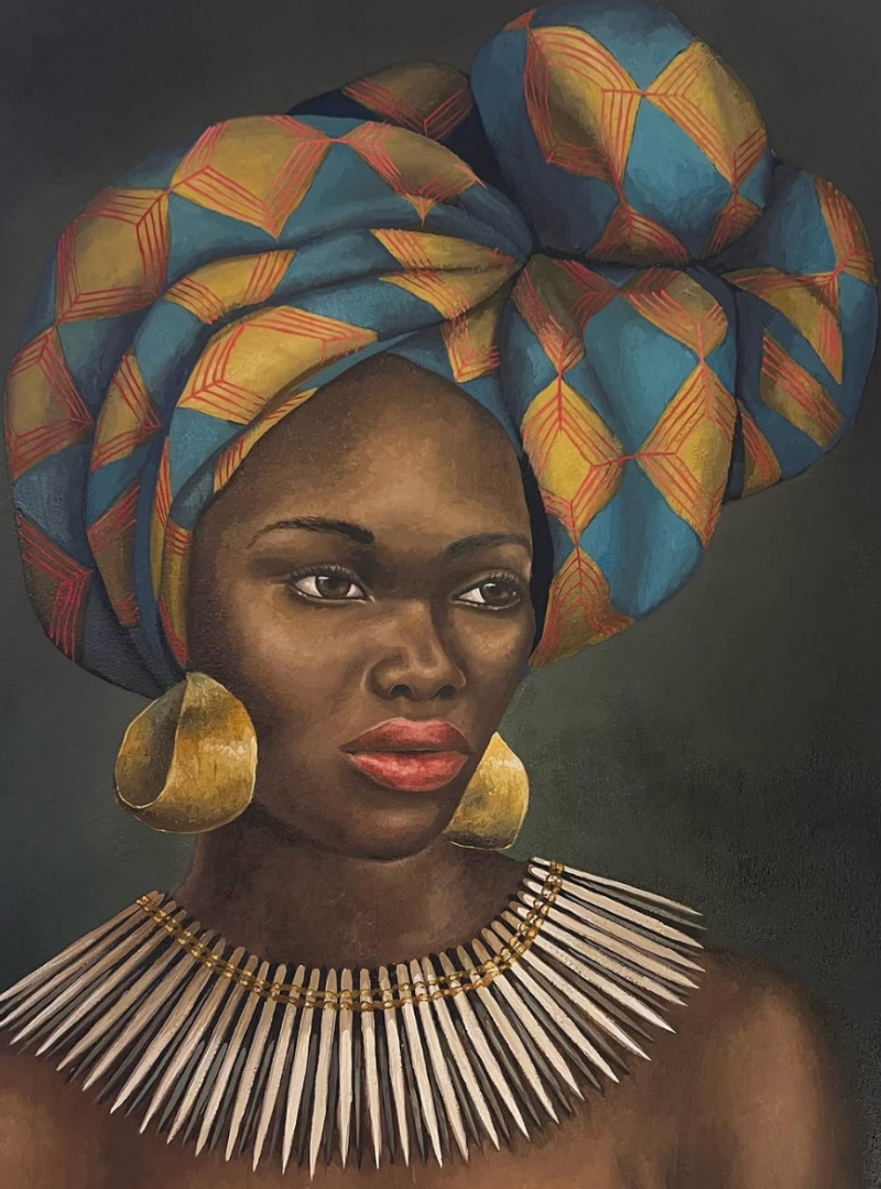 African Woman Canvas