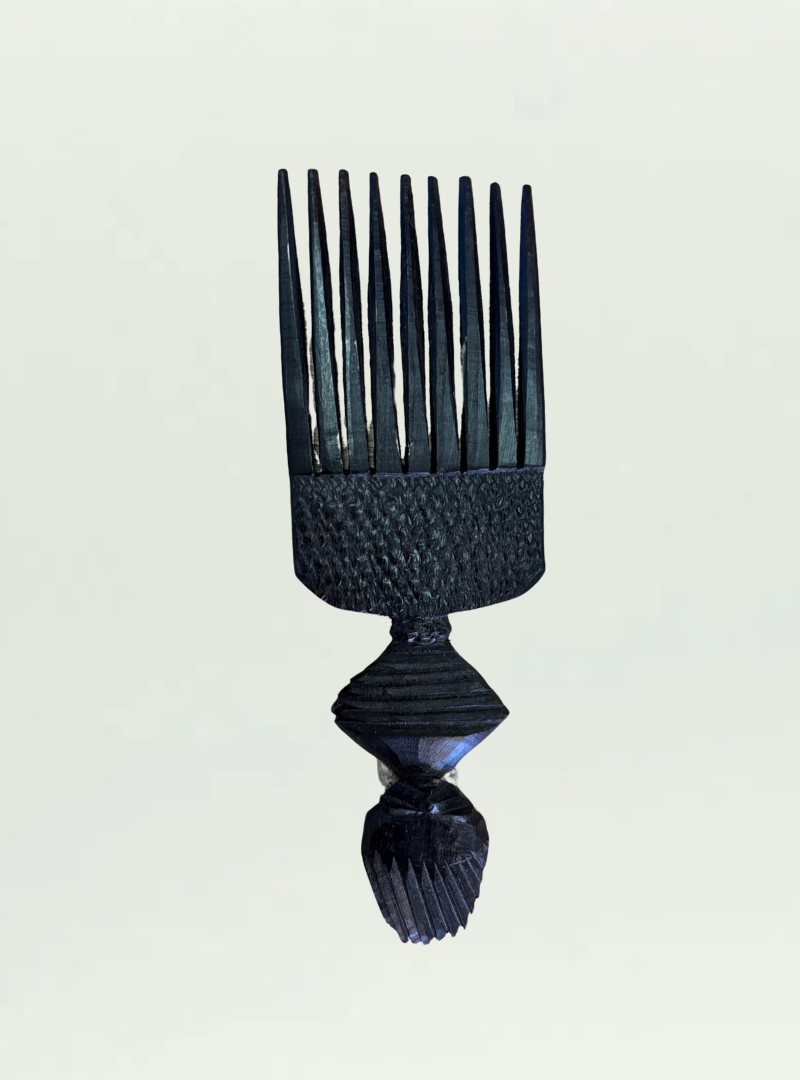 Afro Comb Dark Wood