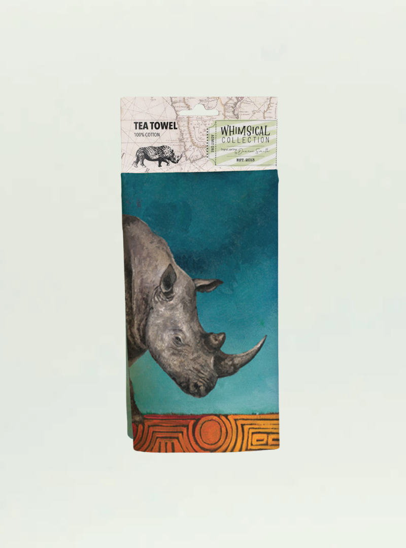 Spirit Rhino Tea Towel