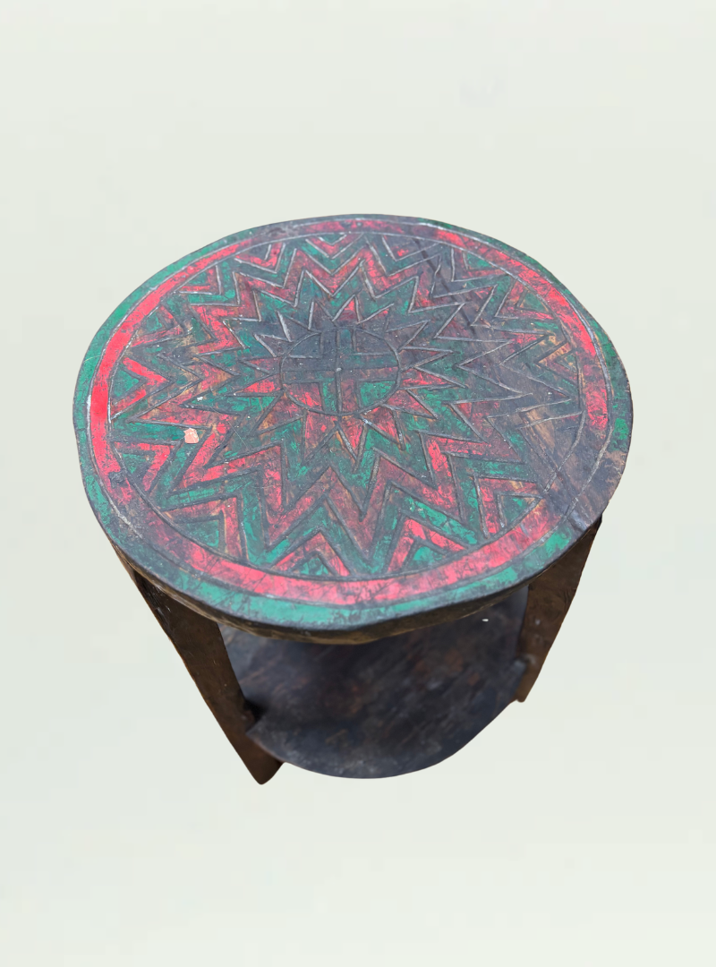 Ethiopia Painted Table