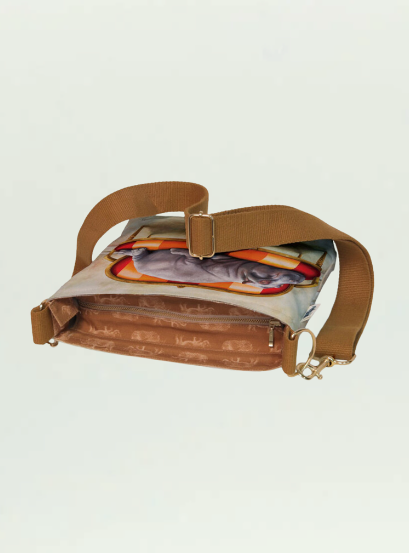 Hippo at Leisure Sling Bag
