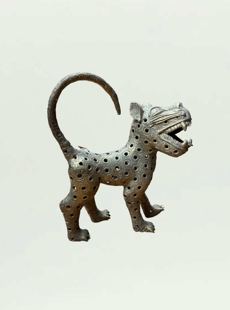 Bronze Leopard Pair
