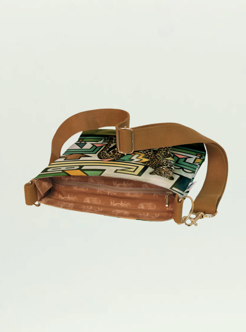 Ndebele Leopard Sling Bag