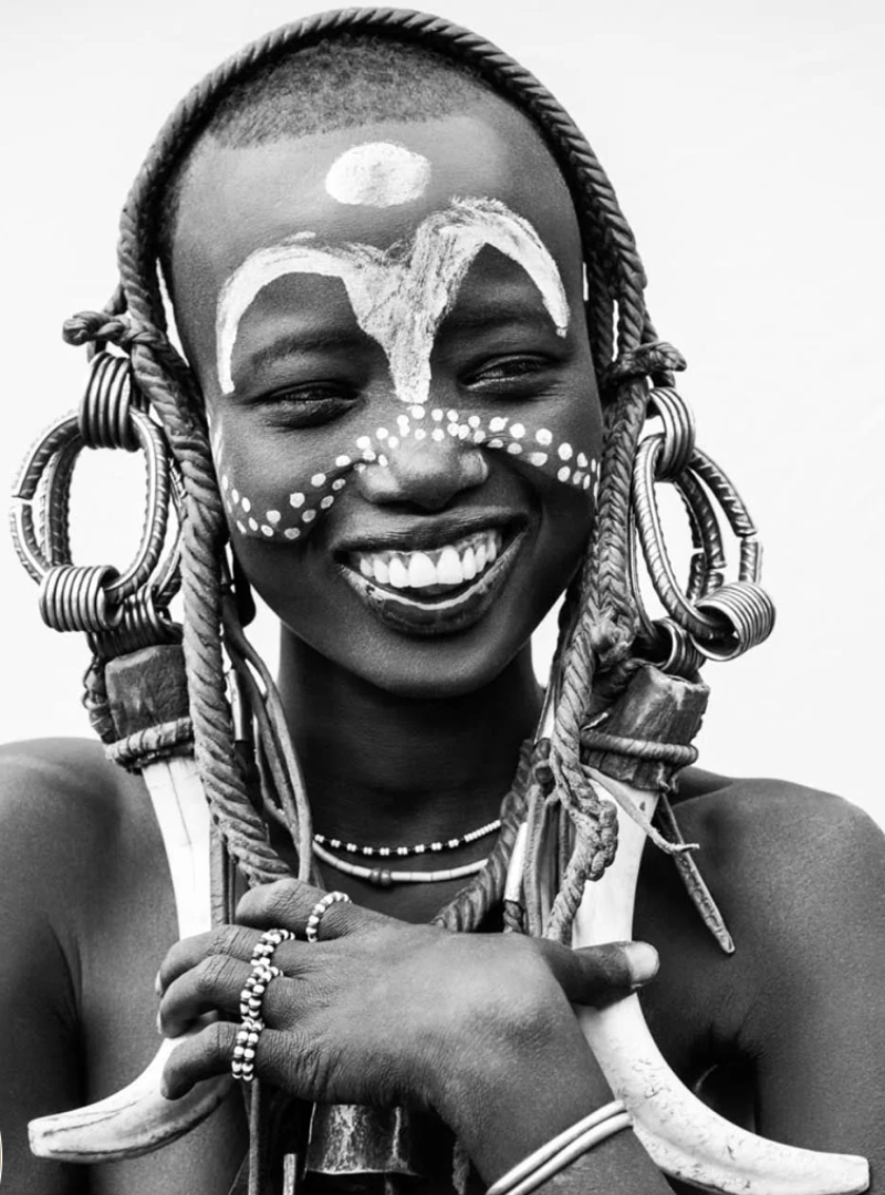 Mursi Girl 2 Canvas Print