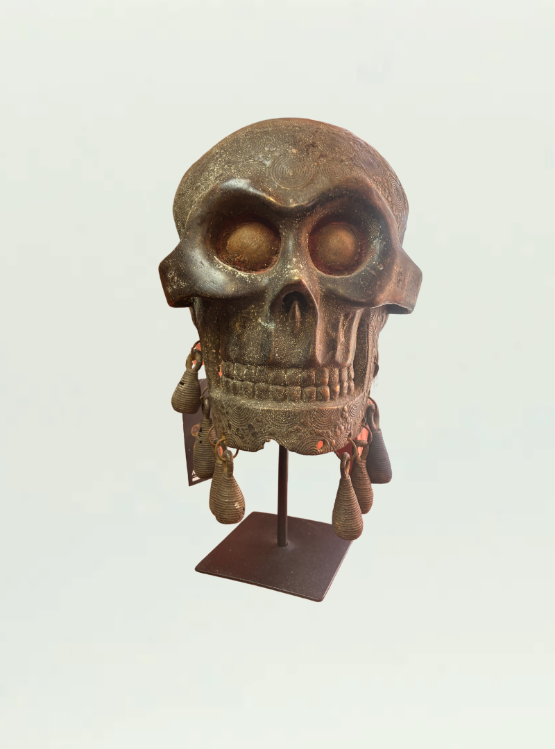 Bronze Skull Head
