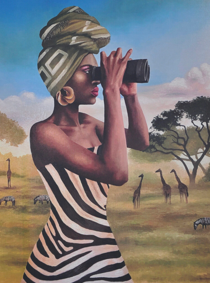 African Safari Canvas