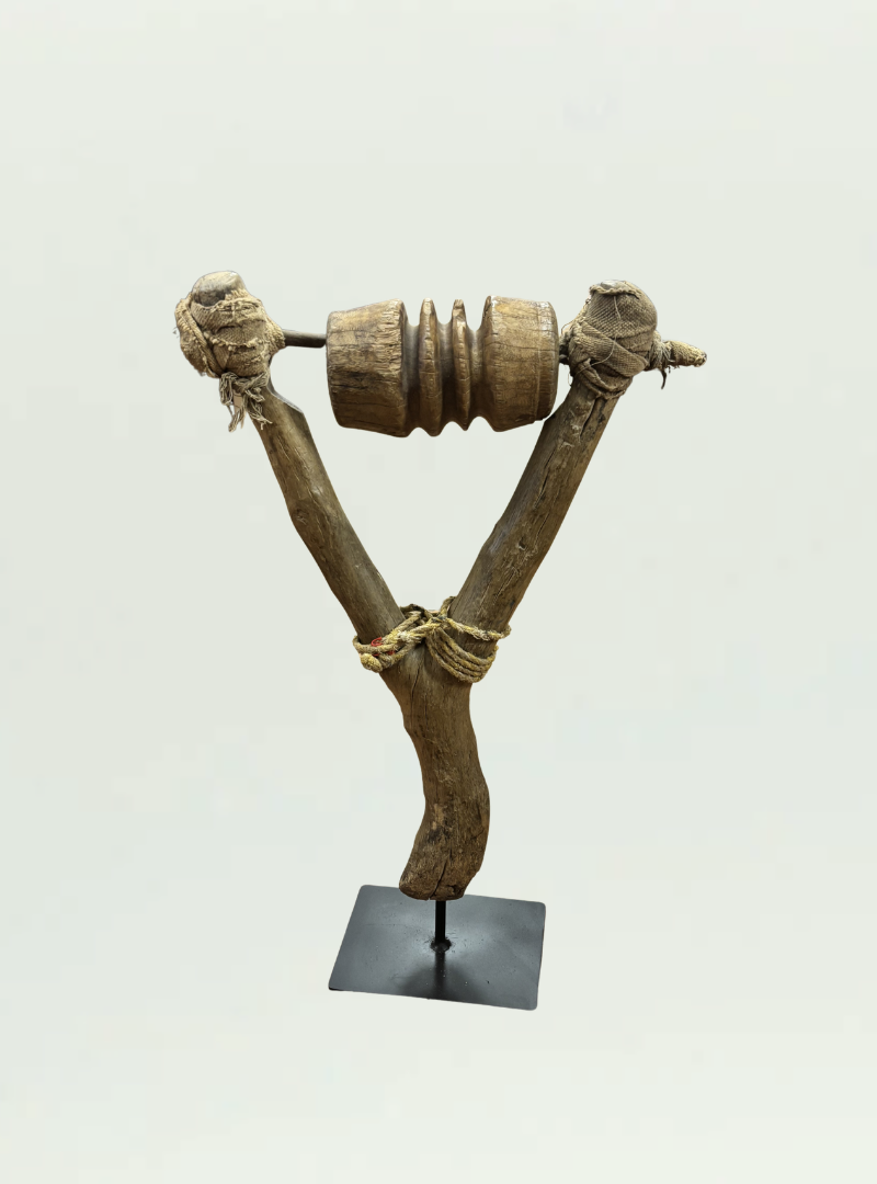 Wooden Pulley and Stand
