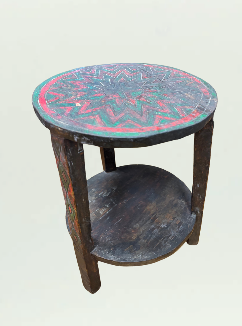 Ethiopia Painted Table