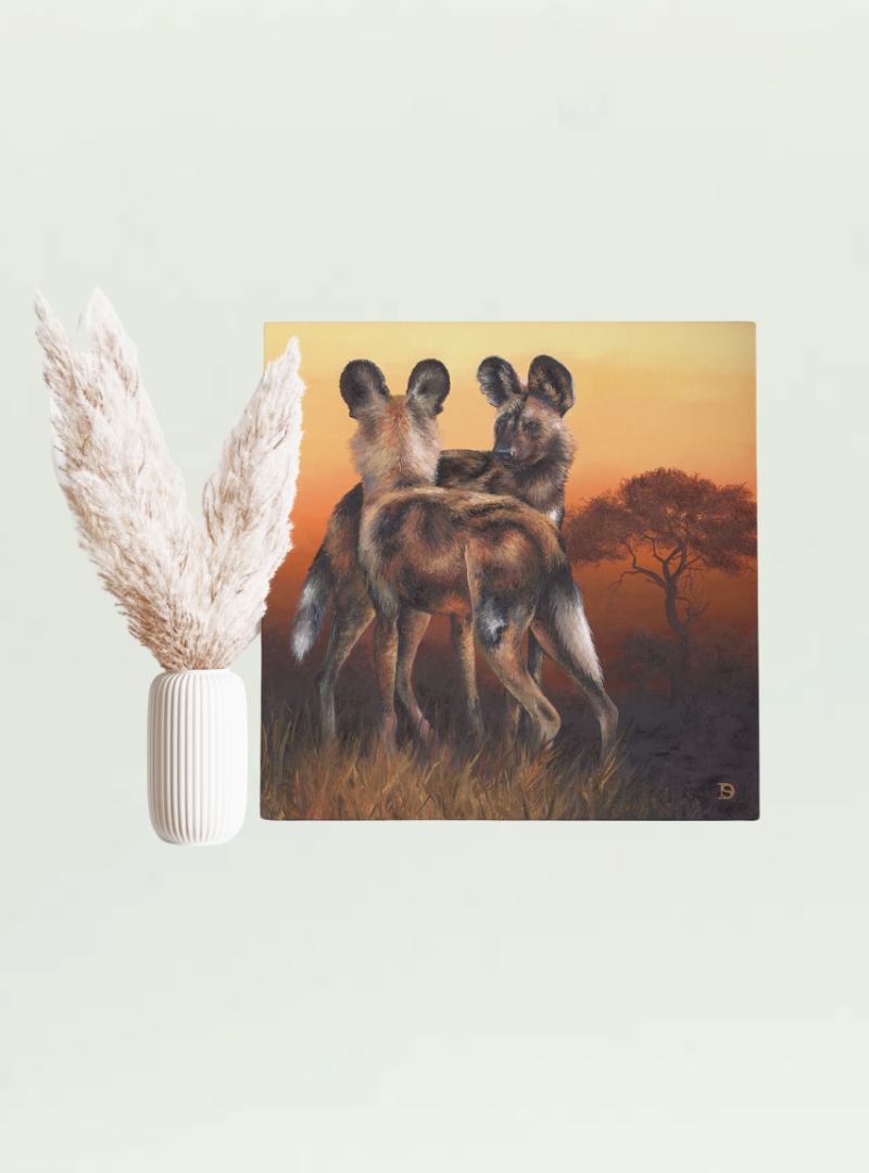 Spirit Wild Dog Canvas Print