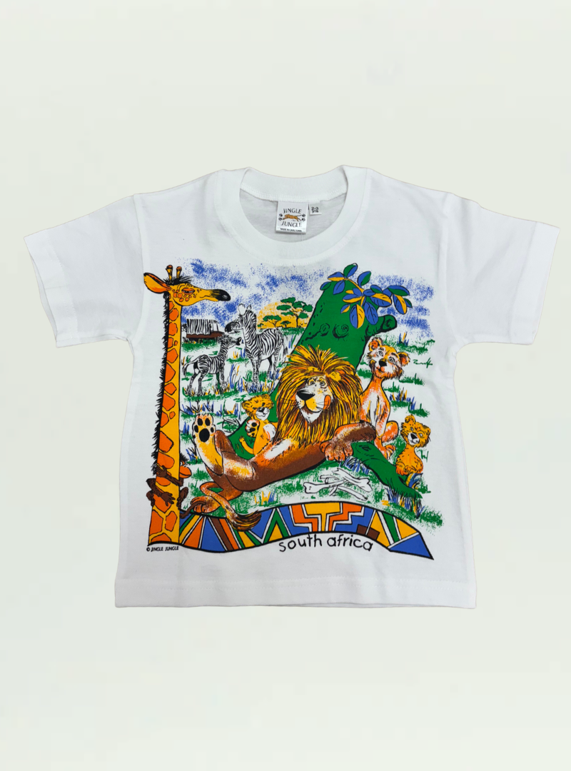 Kids White South Africa T-shirt