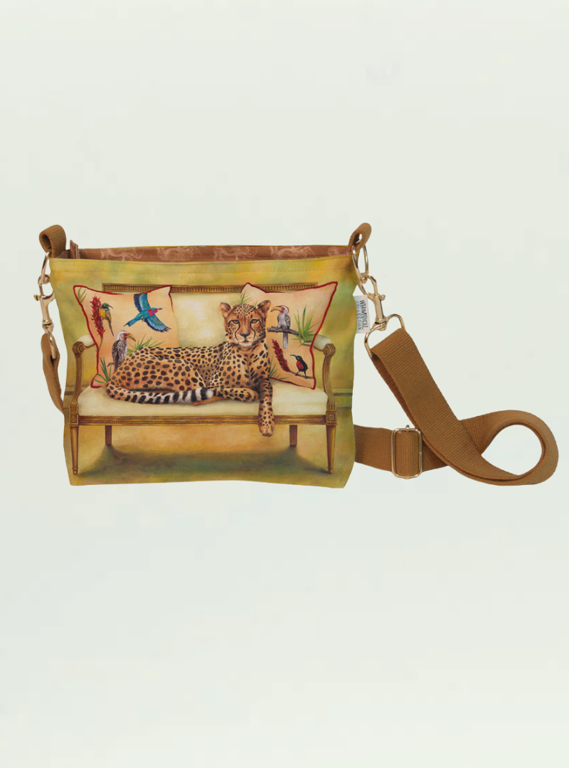 Whimsical Collection Cheetah Sling Bag