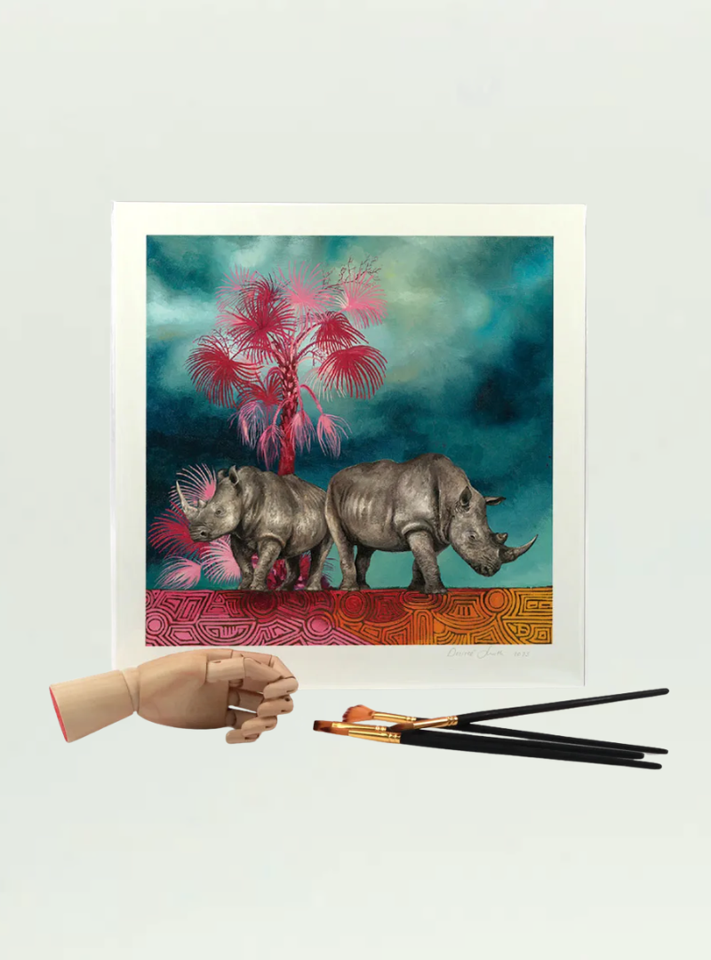 Spirit Rhino Signed Art Print