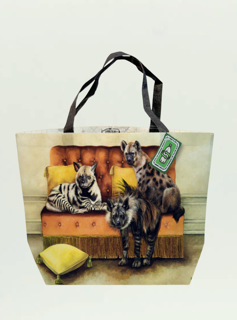 Hyena at Leisure Recycled Shopper