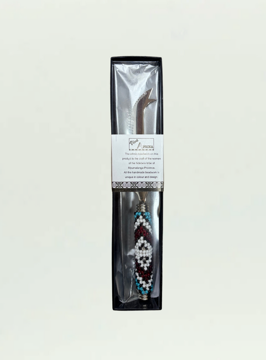 Beaded Cheese Knife