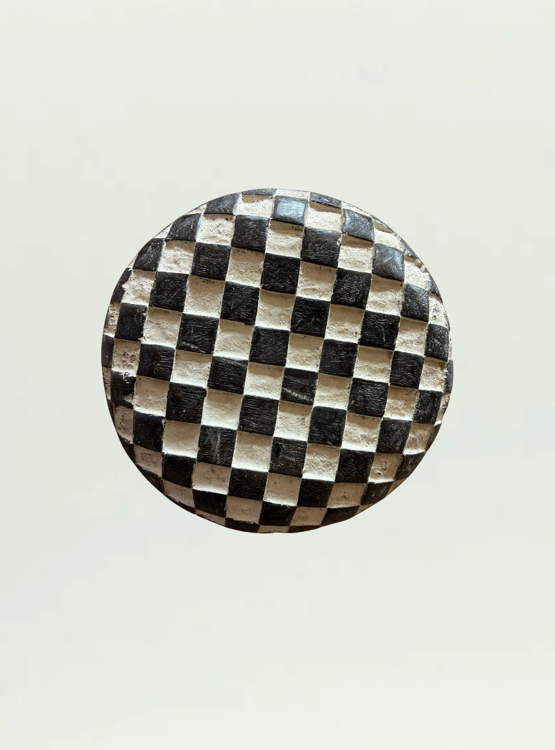 Wooden Checkered Shield