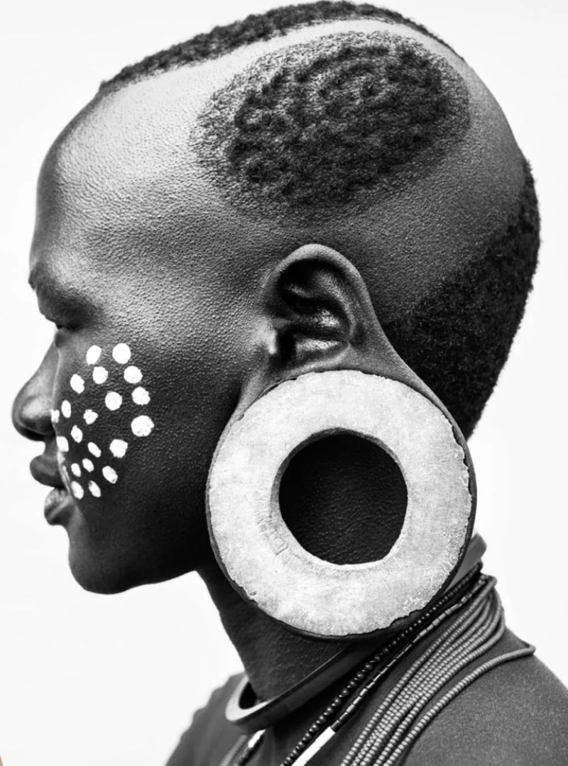 Mursi Woman Canvas Print