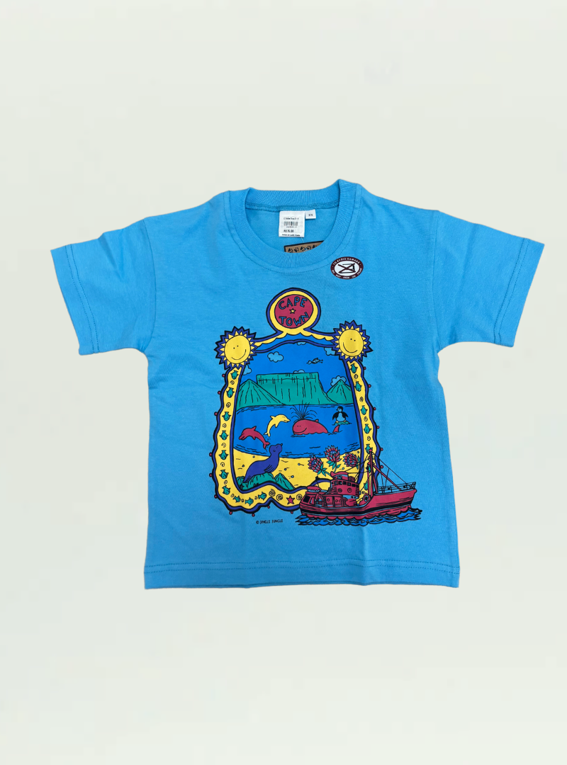 Kids Blue Cape Town T-shirt