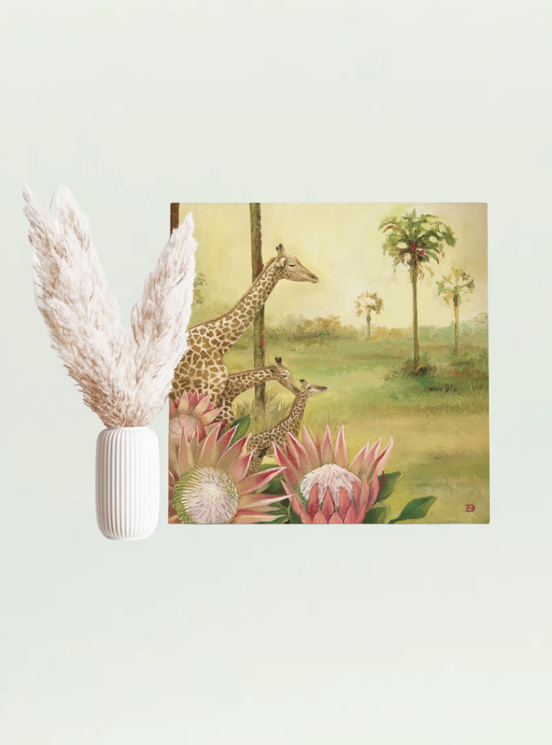 Spirit Giraffe Canvas Print