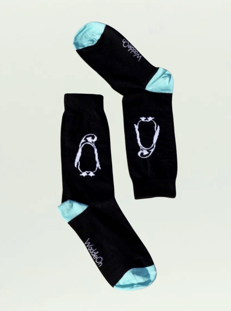 Black Penguin Socks