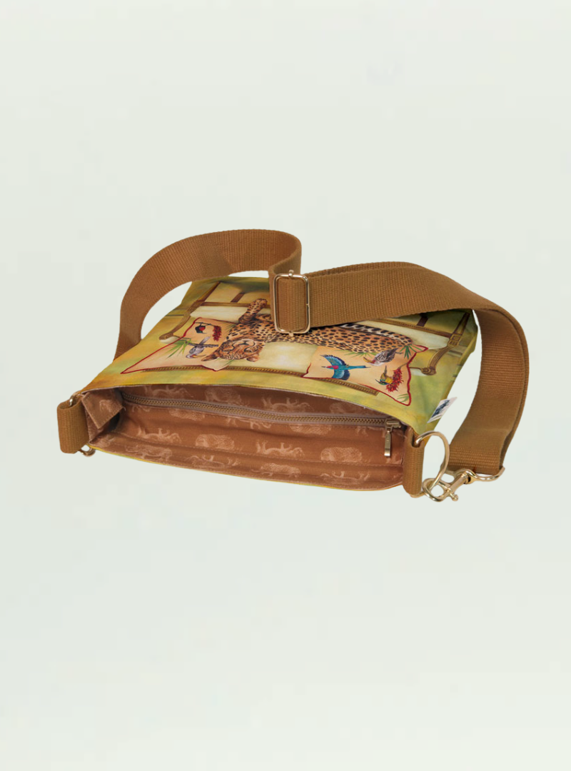 Whimsical Collection Cheetah Sling Bag
