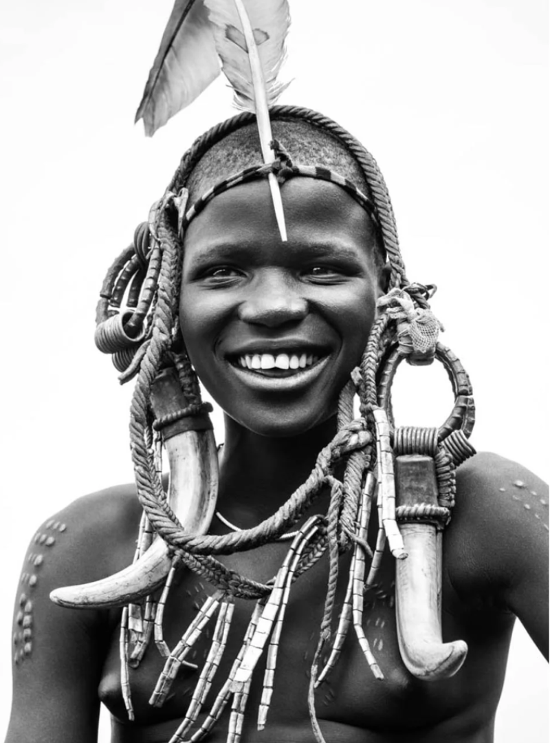 Mursi Girl Canvas Print