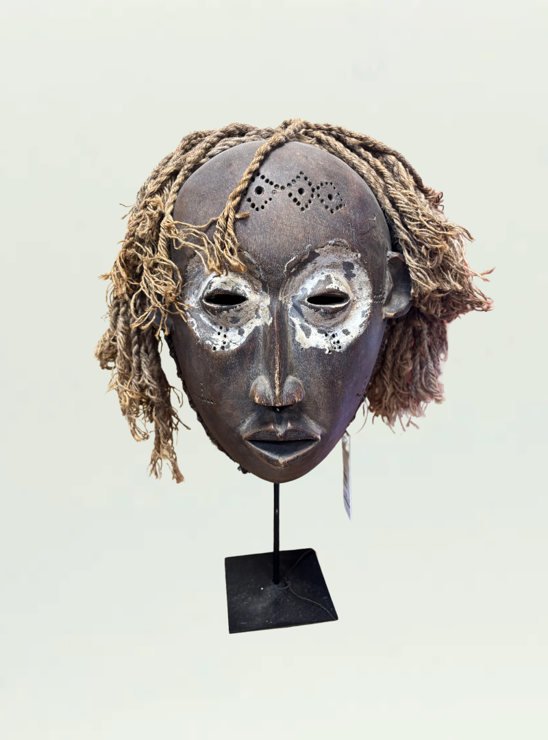 Mask Wooden on Stand