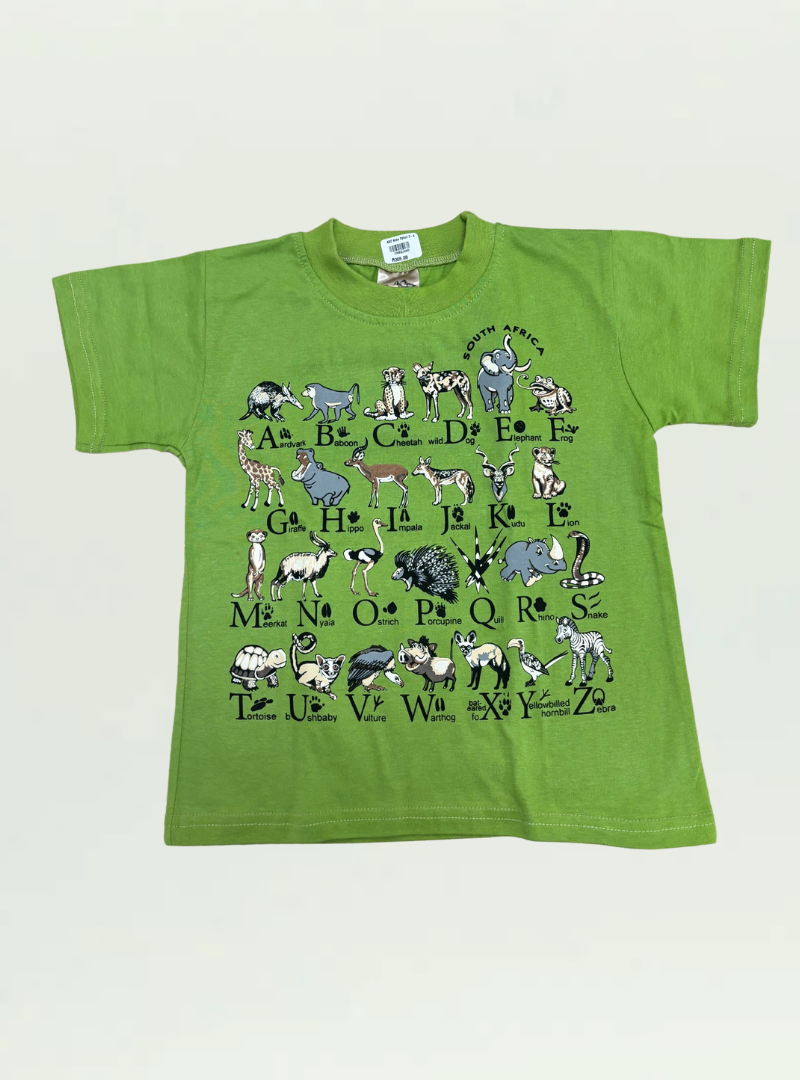 Kids Alphabet Animals T-shirt