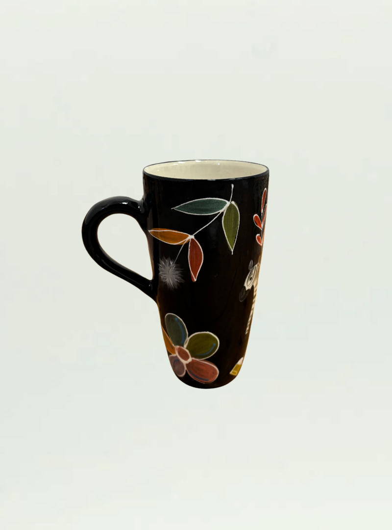 Tall Imibala Zebra Black Cup