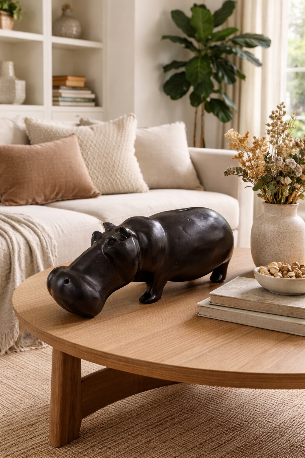 Dark Wood Hippo Zambia