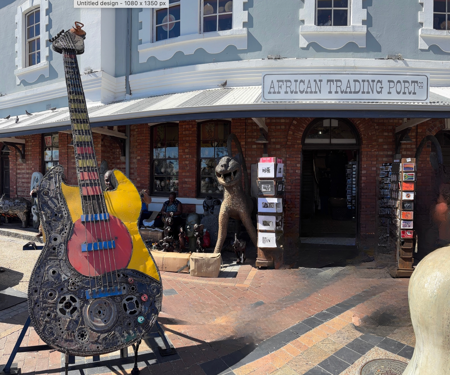 Recycled Metal Guitar