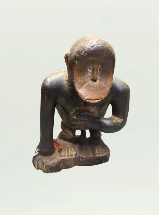 Cameroon Wooden Gorilla Figure