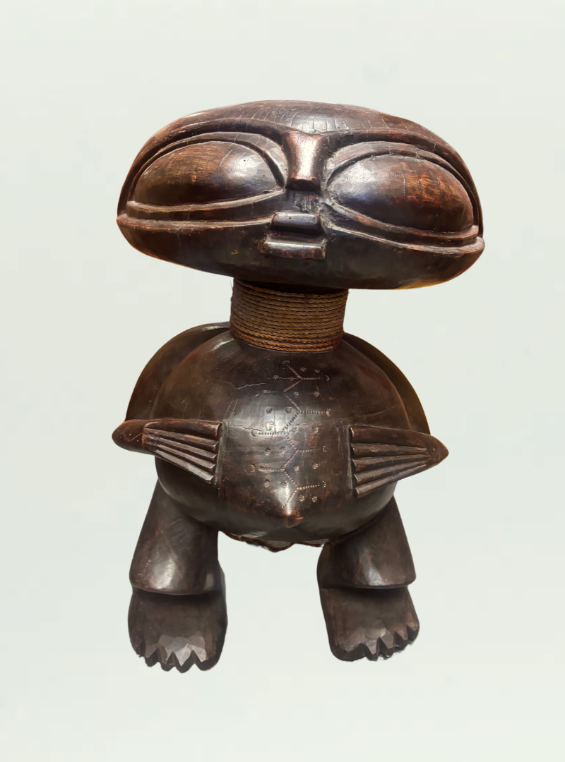 Large Cameroon Wood Figure