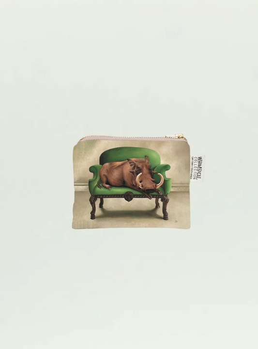 Warthog at Leisure Coin Purse