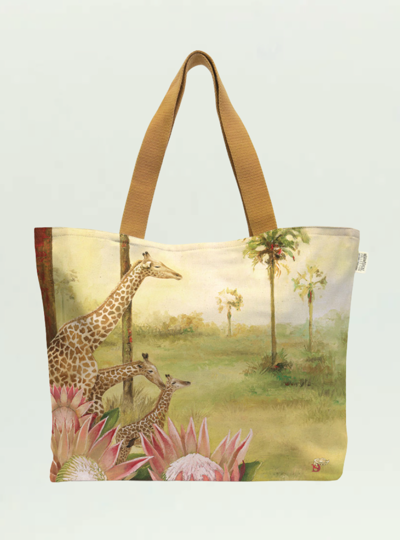 Spirit Giraffe Canvas Bag