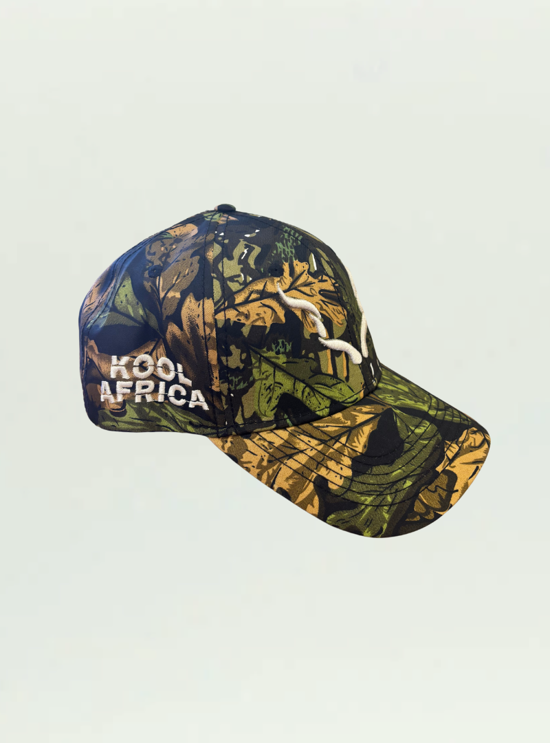 3D Horns on Camo Cap