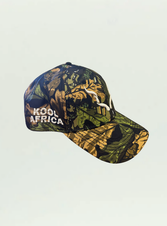 3D Horns on Camo Cap