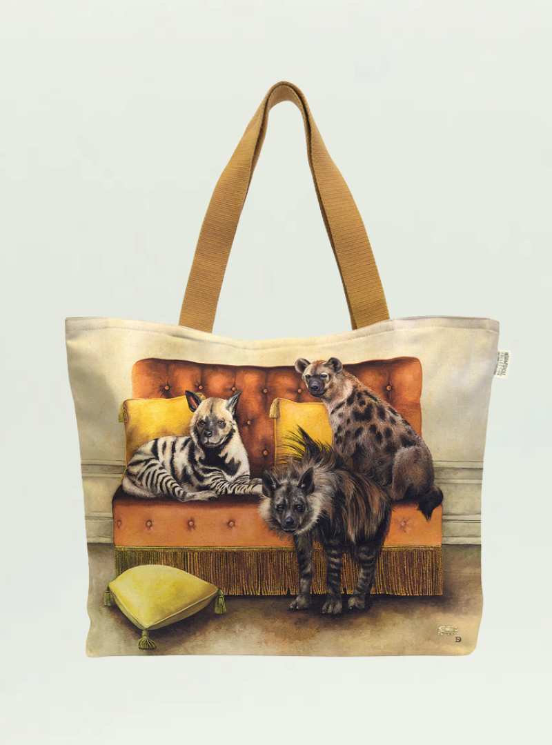 Hyena at Leisure Canvas Bag