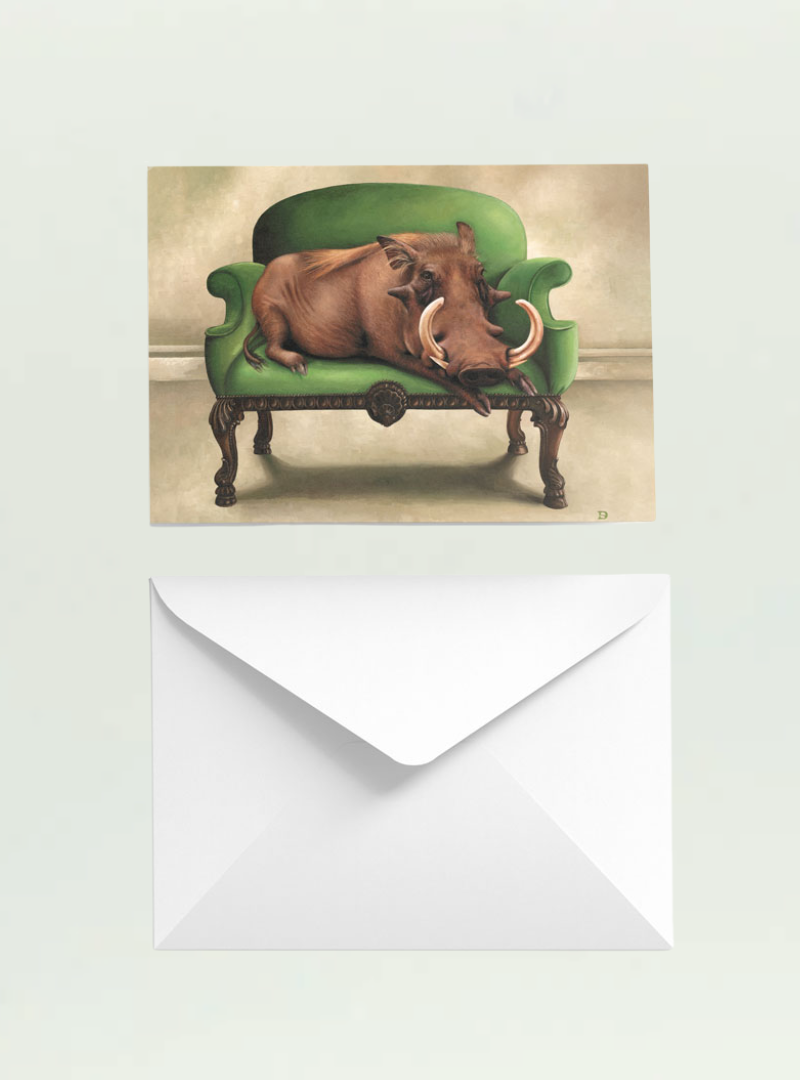 Warthog at Leisure Single Card