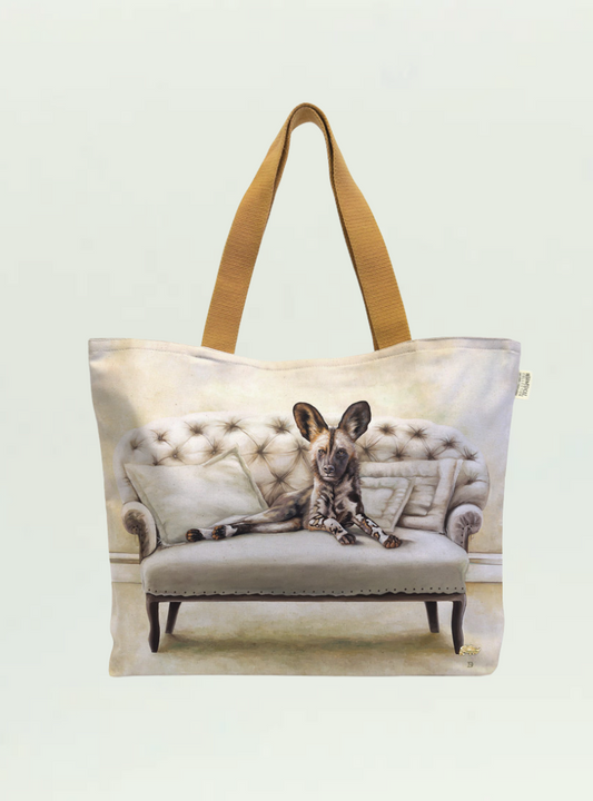 Wild Dog at Leisure Canvas Bag