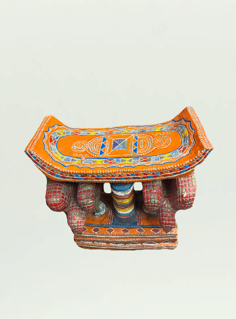 Ivory Coast Detailed Stool