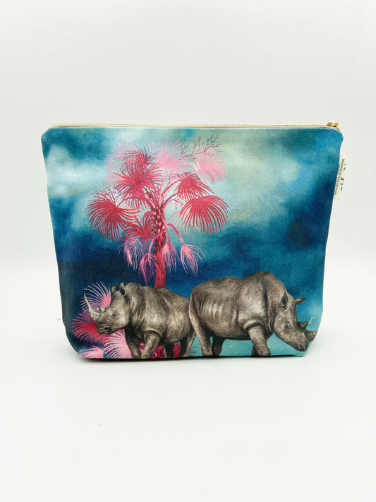 Whimsical Collection Rhino Toiletry Bag